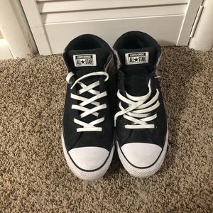 Converse high tops - men’s 12 - black & grey